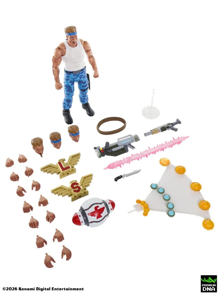 Contra (NES) - Figura escala 1:12 Signature Series - Bill Rizer