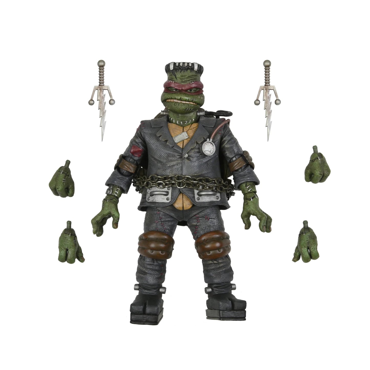 NECA - Universal Monsters x TMNT Ultimate! - Raphael as Frankenstein (Figura de 7")