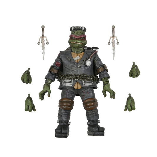 NECA - Universal Monsters x TMNT Ultimate! - Raphael as Frankenstein (Figura de 7")