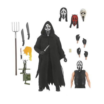 Ghost Face - Figura a escala de 7 pulgadas Ultimate - Ghost Face Inferno