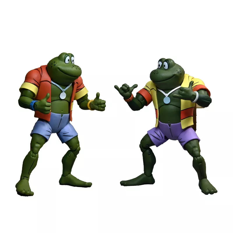 NECA - TMNT (Cartoon) - Napoleon y Atilla Frog 2 pack (Figuras de 7")