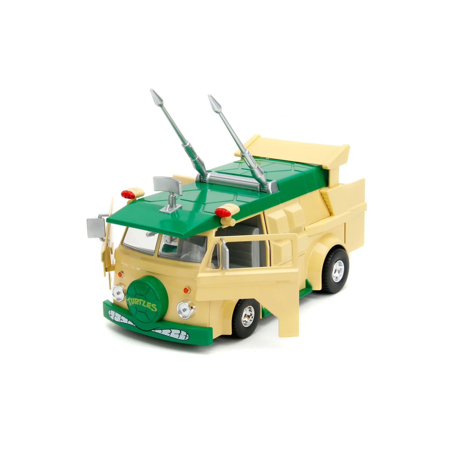 JADA TOYS - TMNT: Donatello & Party Wagon - Die-cast Hollywood Rides (Vehículo a escala 1:24)