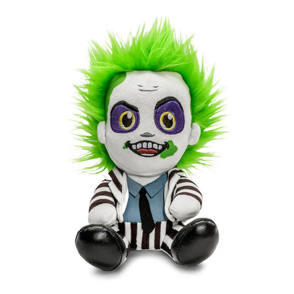 KID ROBOT - Beetlejuice in Striped Suit Phunny Plush (Peluche de 8" para ventana)