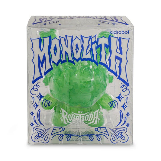 KIDROBOT - Monolith Dunny Sculpted Vinyl Art Toy - Robot Soda: Jade (Edición Limitada de 300 piezas)