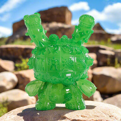 KIDROBOT - Monolith Dunny Sculpted Vinyl Art Toy - Robot Soda: Jade (Edición Limitada de 300 piezas)