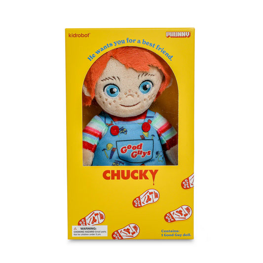 KID ROBOT - Child's Play 2: Good Guy Chucky Standing Phunny Plush in Box (Peluche de 8")