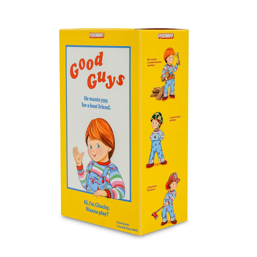 Chucky: Child's Play 2 - Peluche de 8 pulgadas Phunny Plush in box - Good Guy Chucky Standing in Box