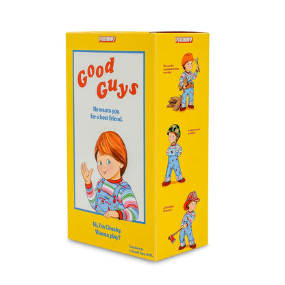Chucky: Child's Play 2 - Peluche de 8 pulgadas Phunny Plush in box - Good Guy Chucky Standing in Box