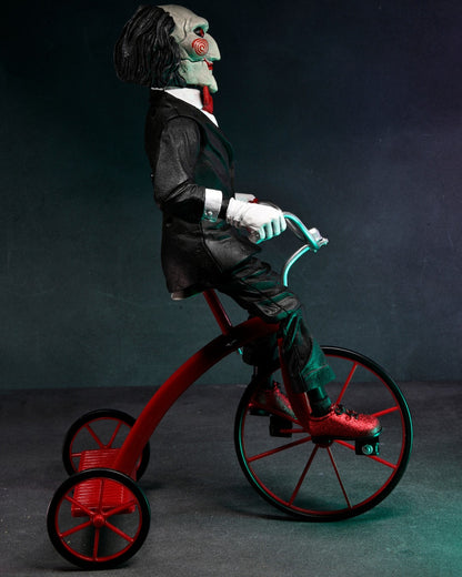 NECA - Saw Billy with riding tricycle (Figura de 12" con sonido)