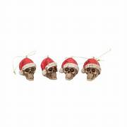 Nemesis Now - NN Core: Skulls - Ornamento de navidad de 4.3cm set de 12 - Silent Night Bauble