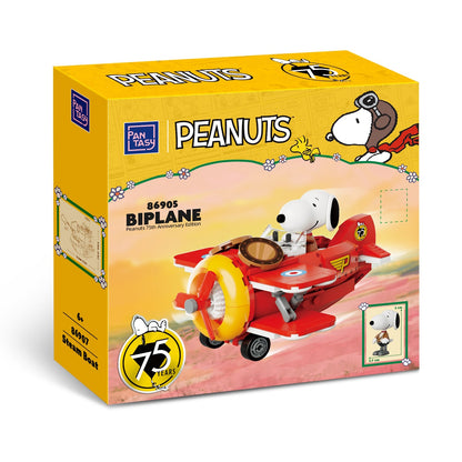 PANTASY - Snoopy (Peanuts) Where We Go Series - Biplane (Bloques para armar)