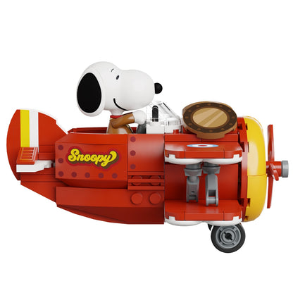 PANTASY - Snoopy (Peanuts) Where We Go Series - Biplane (Bloques para armar)