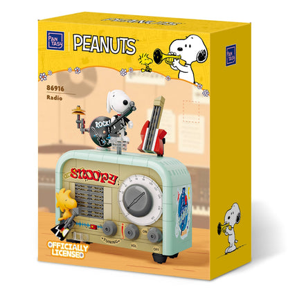PANTASY - Snoopy (Peanuts) Retro Time Series - Radio (Bloques para armar)