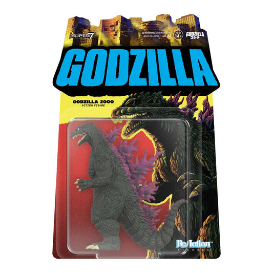 SUPER 7 - TOHO - Godzilla ReAction - Godzilla 2000 (Figura de 3.75")