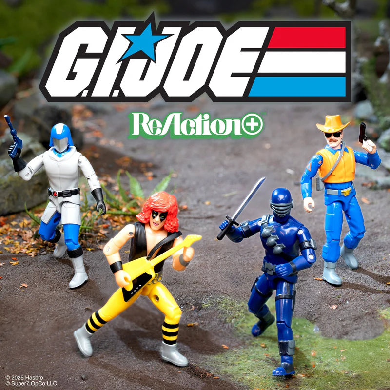 SUPER 7 Reaction+ O Ring - G.I. Joe Cartoon: Zartan Cold Slither (Figura de 4")
