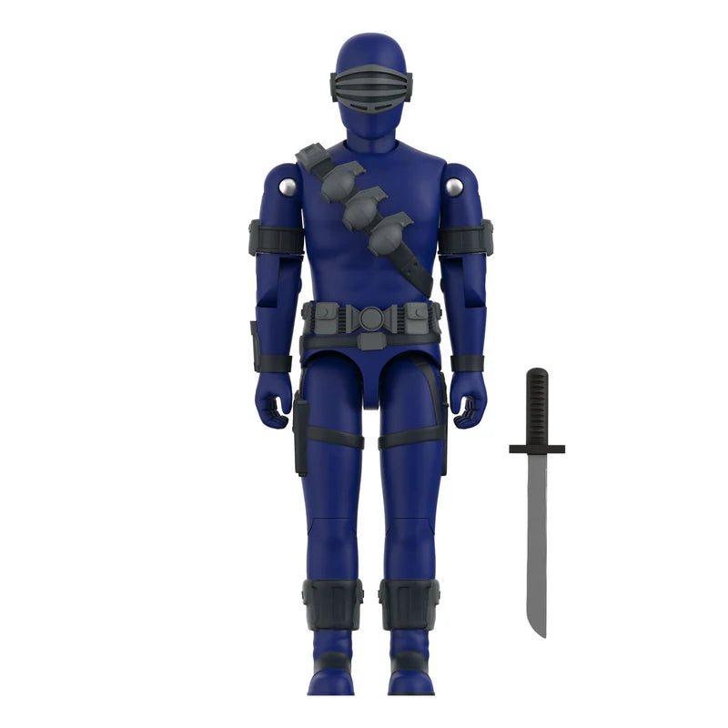 SUPER 7 Reaction+ O Ring - G.I. Joe Cartoon: Snake Eyes (Figura de 4")