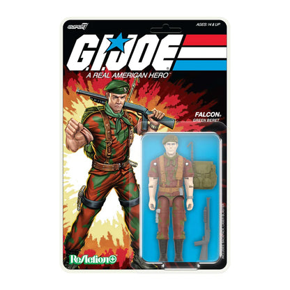 SUPER 7 Reaction+ O Ring - G.I. Joe Movie: Lt. Falcon (Figura de 4")