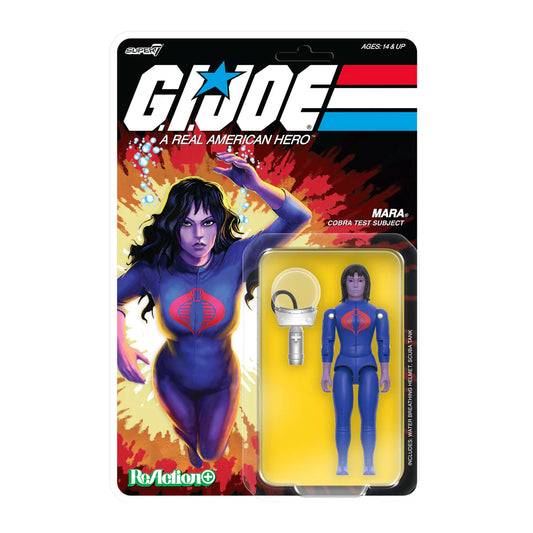 SUPER 7 Reaction+ O Ring - G.I. Joe Cartoon: Mara (Figura de 4")