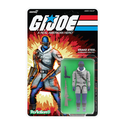 SUPER 7 Reaction+ O Ring - G.I. Joe Movie: Arctic Snake Eyes (Figura de 4")