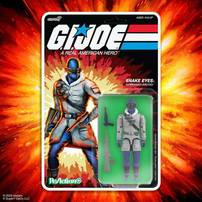SUPER 7 Reaction+ O Ring - G.I. Joe Movie: Arctic Snake Eyes (Figura de 4")