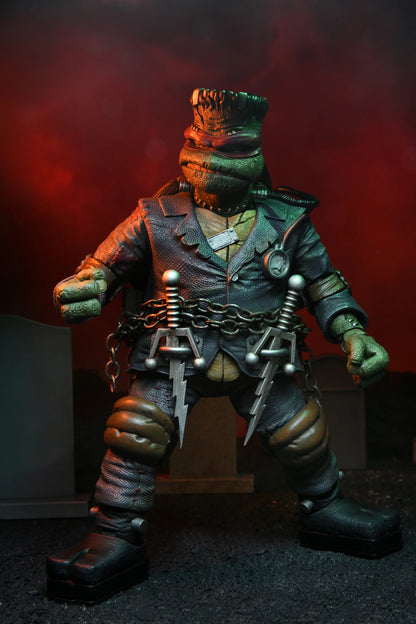 NECA - Universal Monsters x TMNT Ultimate! - Raphael as Frankenstein (Figura de 7")