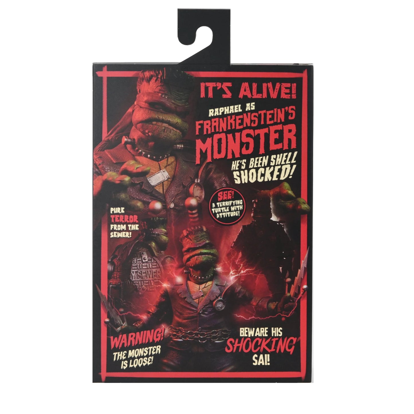 NECA - Universal Monsters x TMNT Ultimate! - Raphael as Frankenstein (Figura de 7")