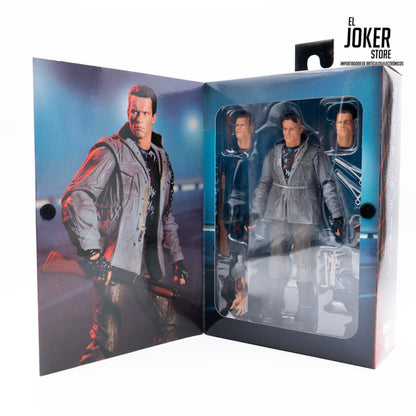 Terminator - Figura a escala de 7 pulgadas Ultimate - T-800 (Tech Noir)