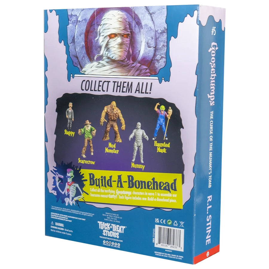 TRICK OR TREAT - Goosebumps - Serie x 5: Haunted Mask, Mud Monster, Mummy, Slappy & Scarecrow (Figuras de 5")