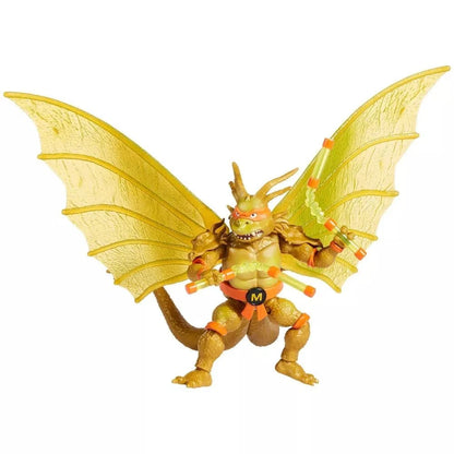 TMNT X Godzilla - Figura de 5 pulgadas - Mikey x King Ghidorah