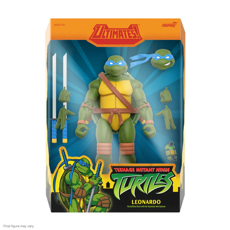 SUPER 7 - Teenage Mutant Ninja Turtles Ultimates - Leonardo (Figura de 7")