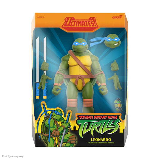 SUPER 7 - Teenage Mutant Ninja Turtles Ultimates - Leonardo (Figura de 7")
