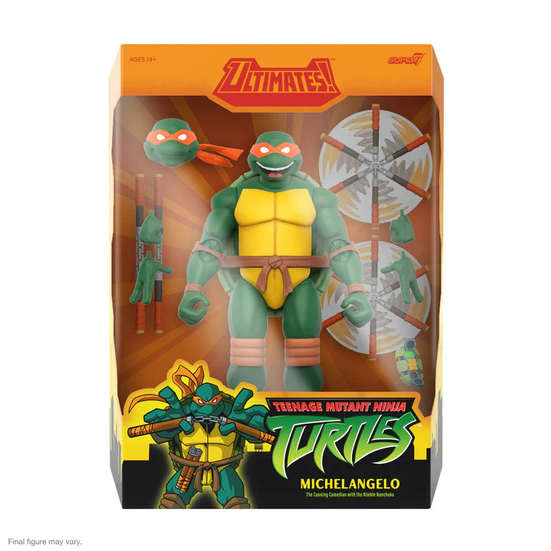 SUPER 7 - Teenage Mutant Ninja Turtles Ultimates - Michelangelo (Figura de 7")