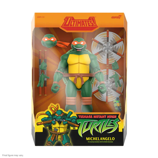 SUPER 7 - Teenage Mutant Ninja Turtles Ultimates - Michelangelo (Figura de 7")