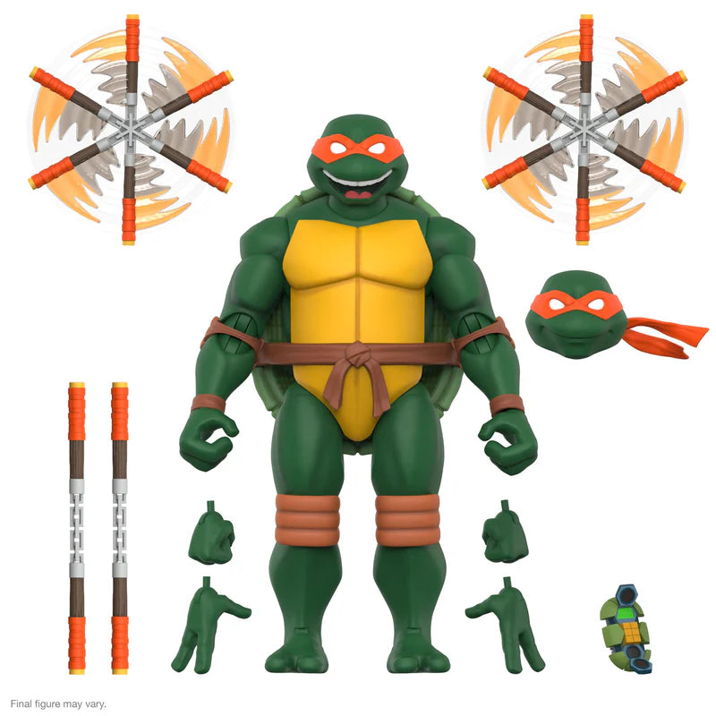 SUPER 7 - Teenage Mutant Ninja Turtles Ultimates - Michelangelo (Figura de 7")