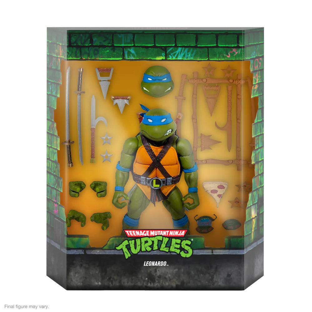 SUPER 7 - TMNT Ultimates! Wave 2 - Leonardo (Figura de 7")