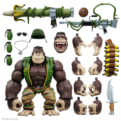 SUPER 7 - TMNT Ultimates Wave 07 - Guerrilla Gorilla (Figura de 7")