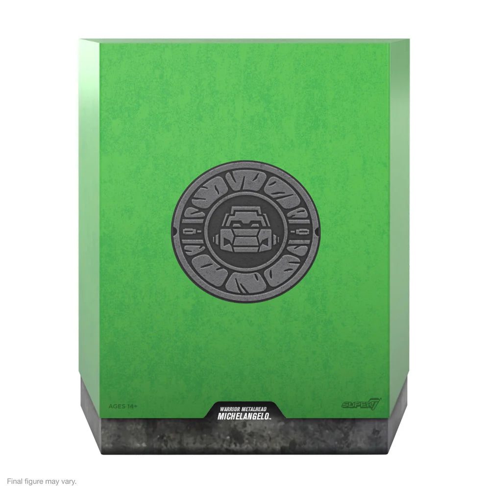SUPER 7 - TMNT Ultimates Wave Serie 07 - Warrior Metalhead Michelangelo (Figura de 7")