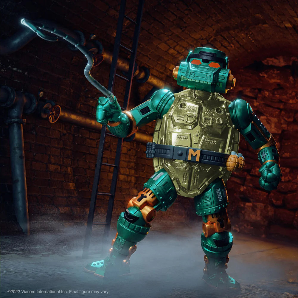 SUPER 7 - TMNT Ultimates Wave Serie 07 - Warrior Metalhead Michelangelo (Figura de 7")