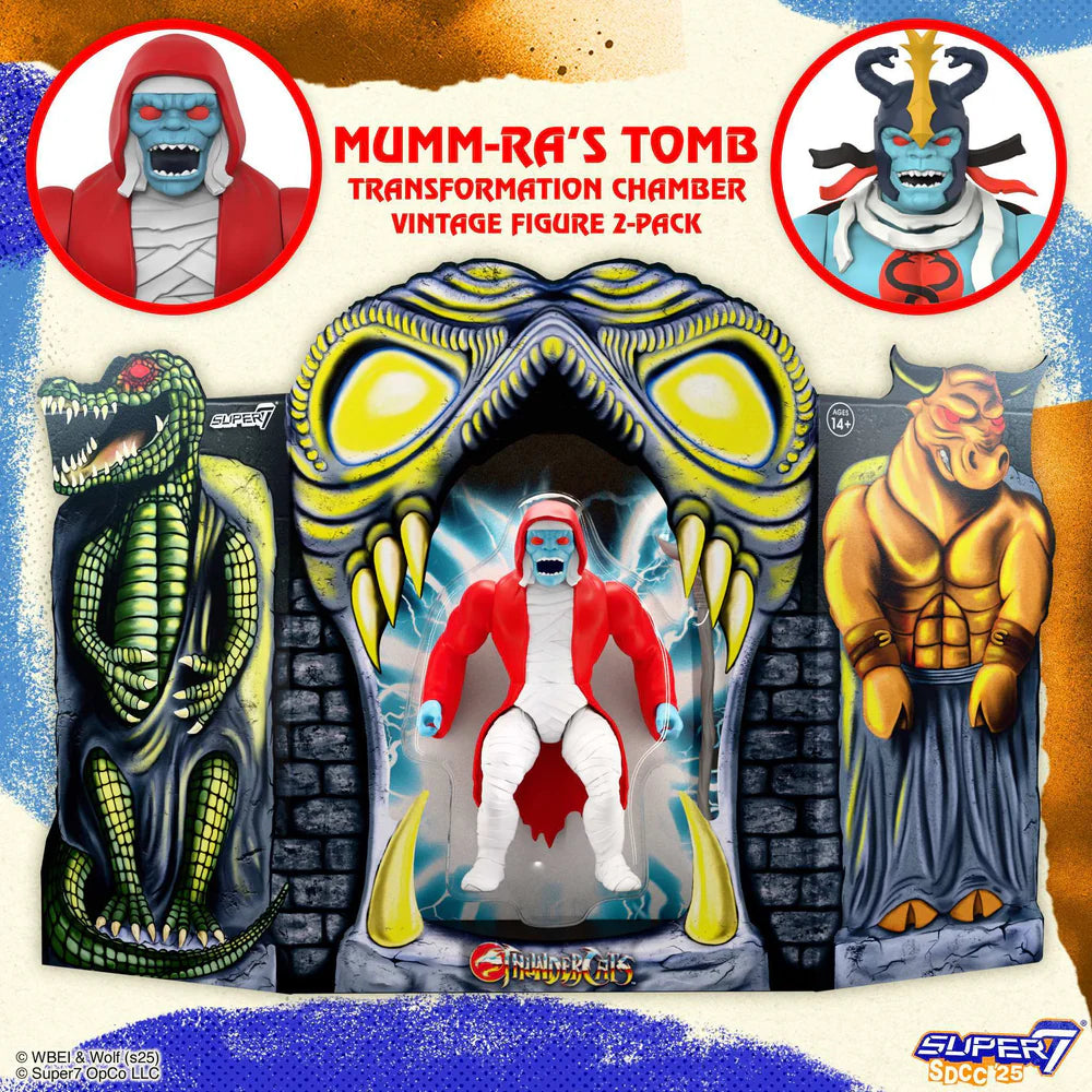 SUPER 7 - Thundercats Vintage - Mumm-Ra's Tomb (Twin Pack)