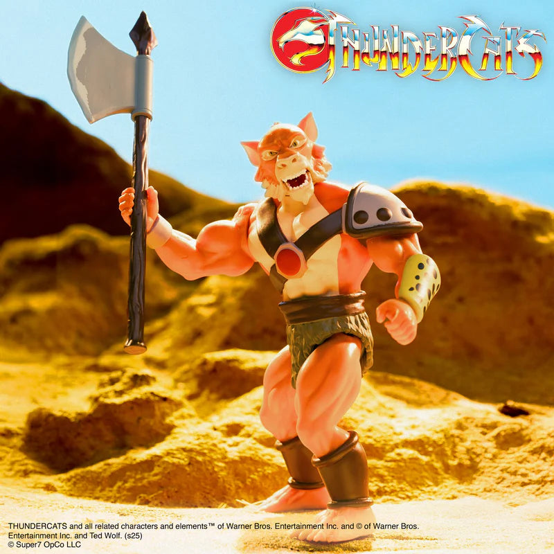 SUPER 7 - Thundercats Vintage - Jackalman (Figura de 5")
