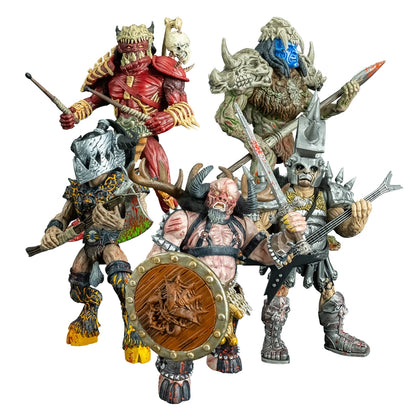 TRICK OR TREAT - GWAR - Serie x 5: Blothar, Jizmak, Balsac, Pustulus & Beefcake (Figuras de 5")