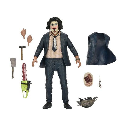 NECA - Texas Chainsaw Massacre - 50th Anniversary Ultimate Leatherface with Pretty Woman Mask (Figura de 7")