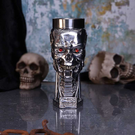 Nemesis Now - Terminator 2 - Caliz de 17cm - Head Goblet