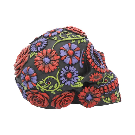 Nemesis Now - NN Core: Skulls - Adorno de 18cm - Sugar Blooms (calavera colores)
