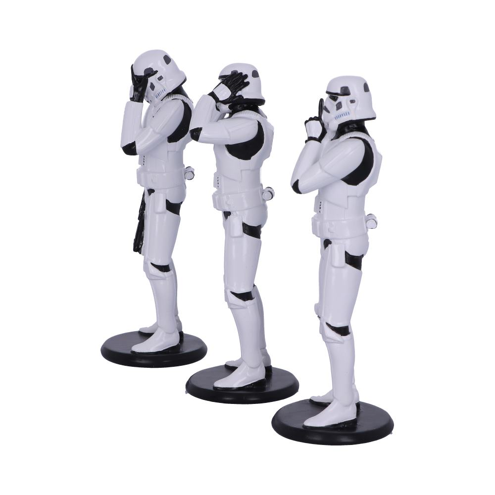Nemesis Now - Stormtrooper - Adorno de 14cm - Three Wise Stormtrooper