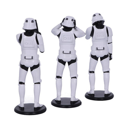 Nemesis Now - Stormtrooper - Adorno de 14cm - Three Wise Stormtrooper