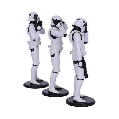 Nemesis Now - Stormtrooper - Adorno de 14cm - Three Wise Stormtrooper