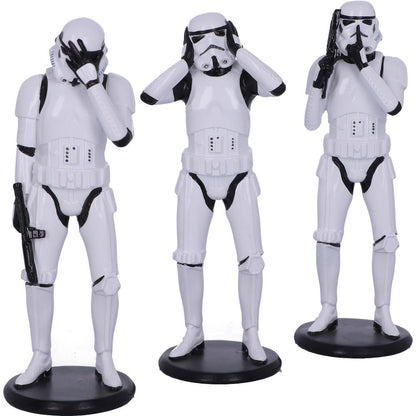 Nemesis Now - Stormtrooper - Adorno de 14cm - Three Wise Stormtrooper