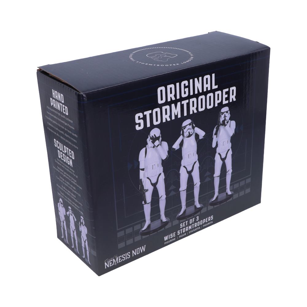 Nemesis Now - Stormtrooper - Adorno de 14cm - Three Wise Stormtrooper