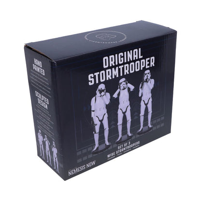 Nemesis Now - Stormtrooper - Adorno de 14cm - Three Wise Stormtrooper